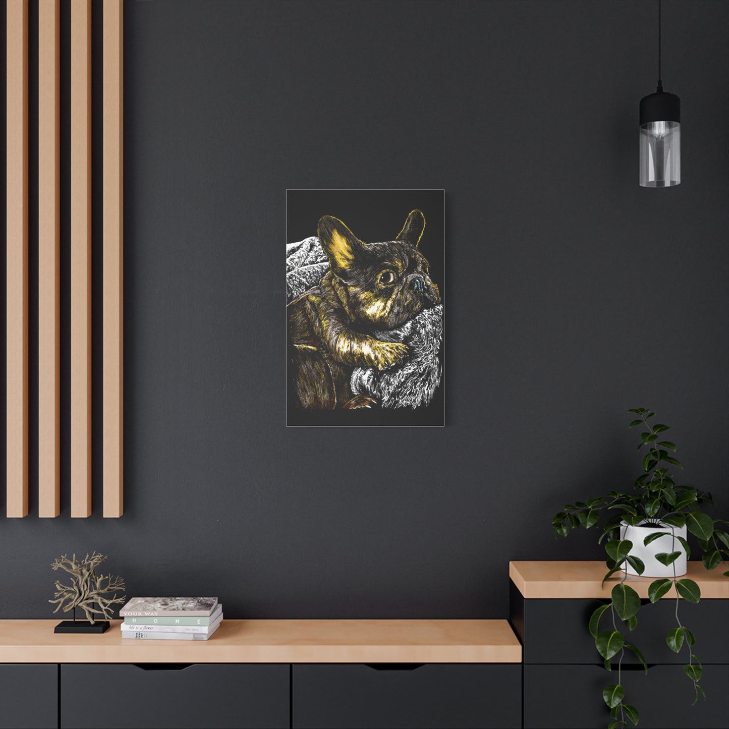 French Bulldog Canvas Wall Art Print of the Original,