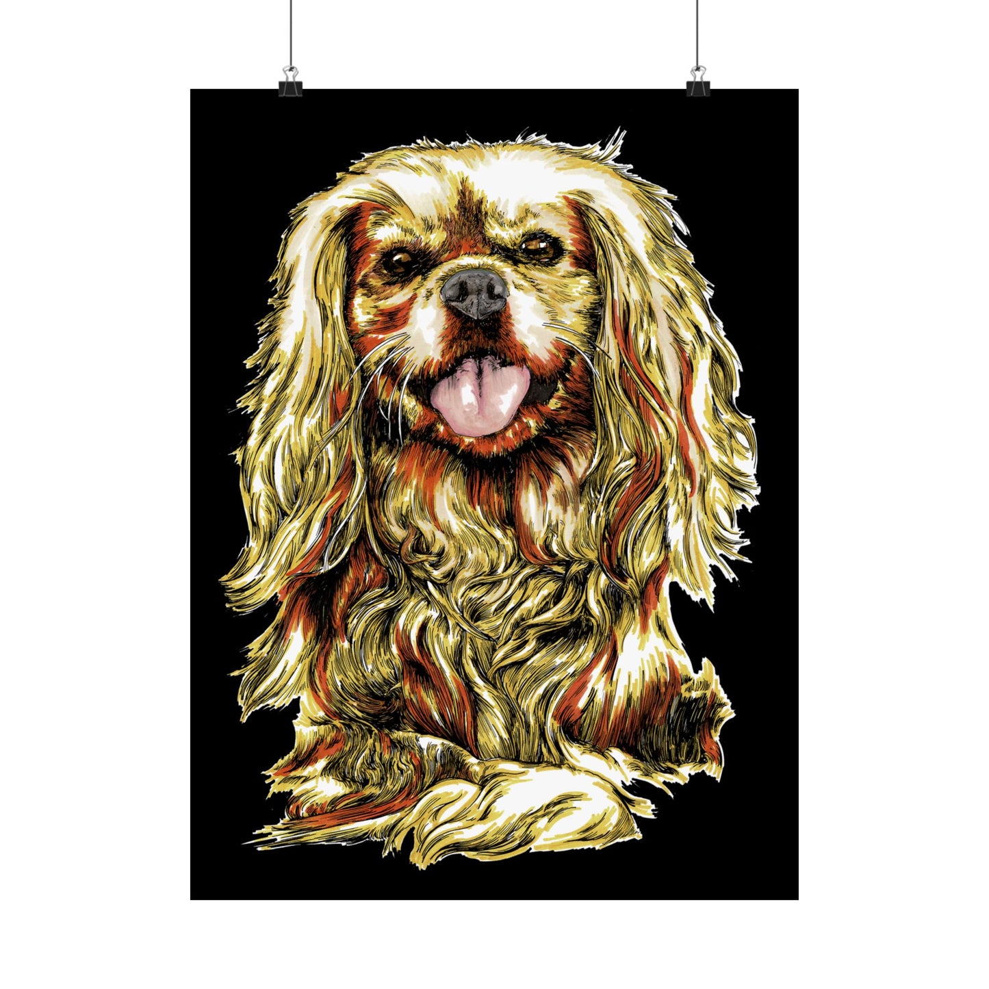 Cocker Spaniel Satin Poster - Art Print
