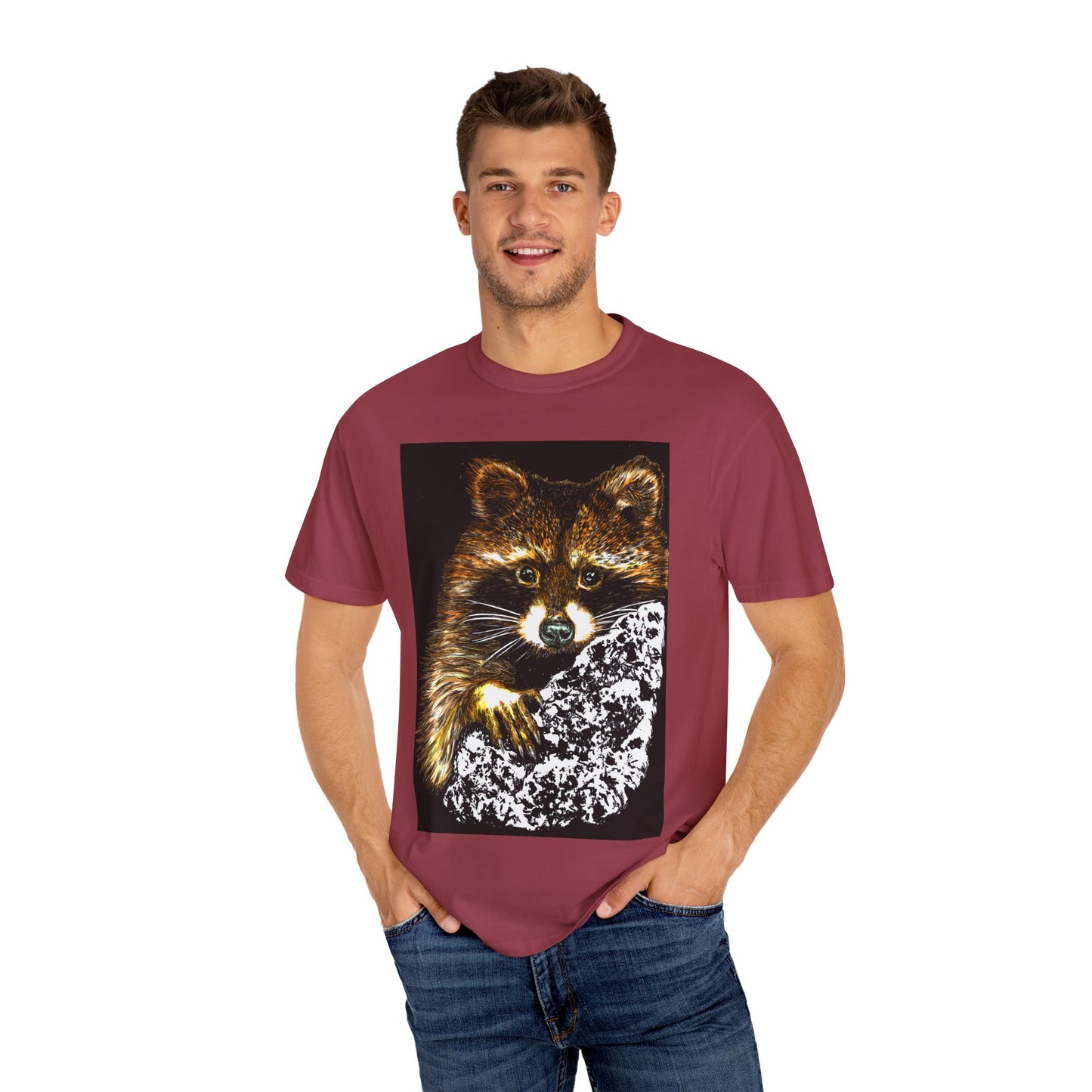 Vintage Raccoon Graphic Unisex T-shirt - Nature Lover Gift