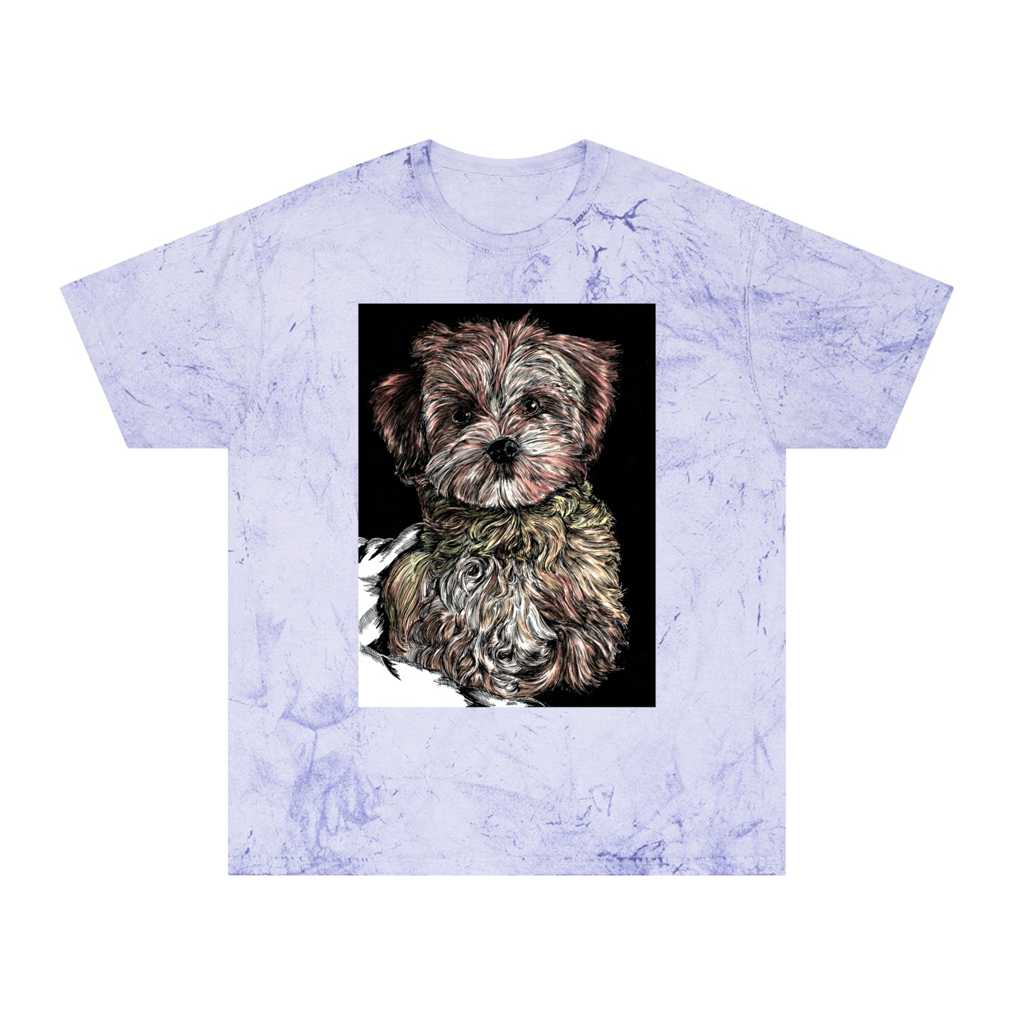 Puppy Colorful Art Unisex T-Shirt - Perfect Gift for Pet Lovers