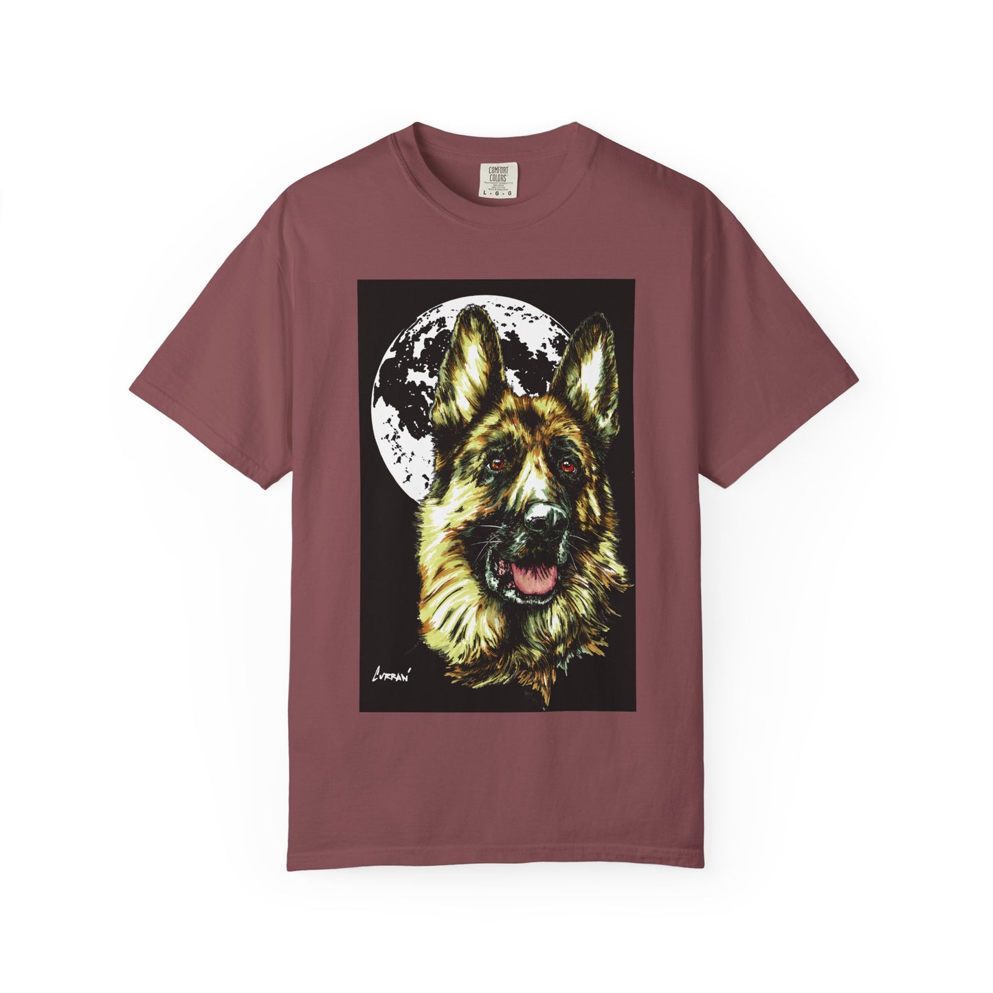 German Shepherd Hand Painted Unisex T-shirt