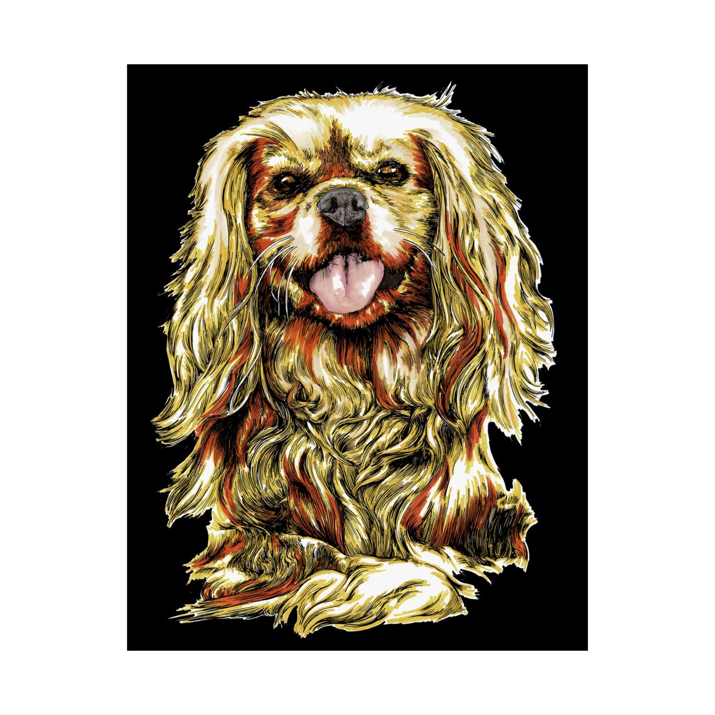 Cocker Spaniel Satin Poster - Art Print