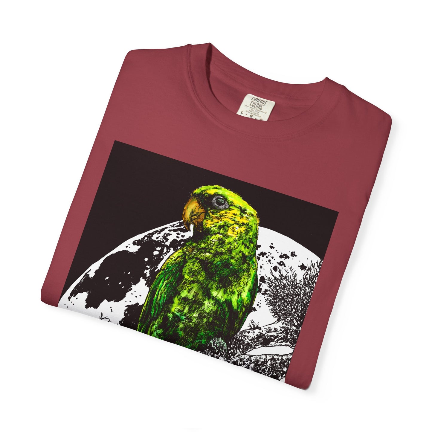 Parrot in the Moonlight Unisex T-shirt
