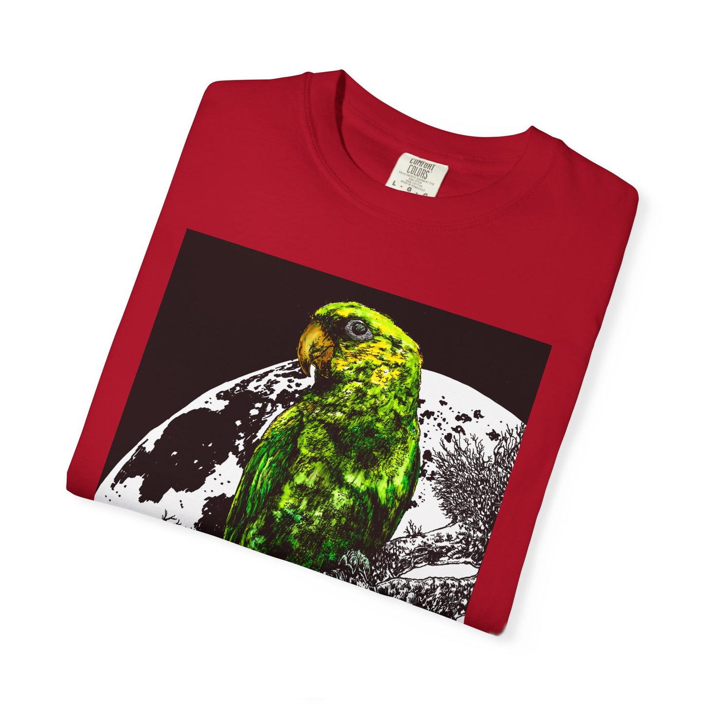 Parrot in the Moonlight Unisex T-shirt