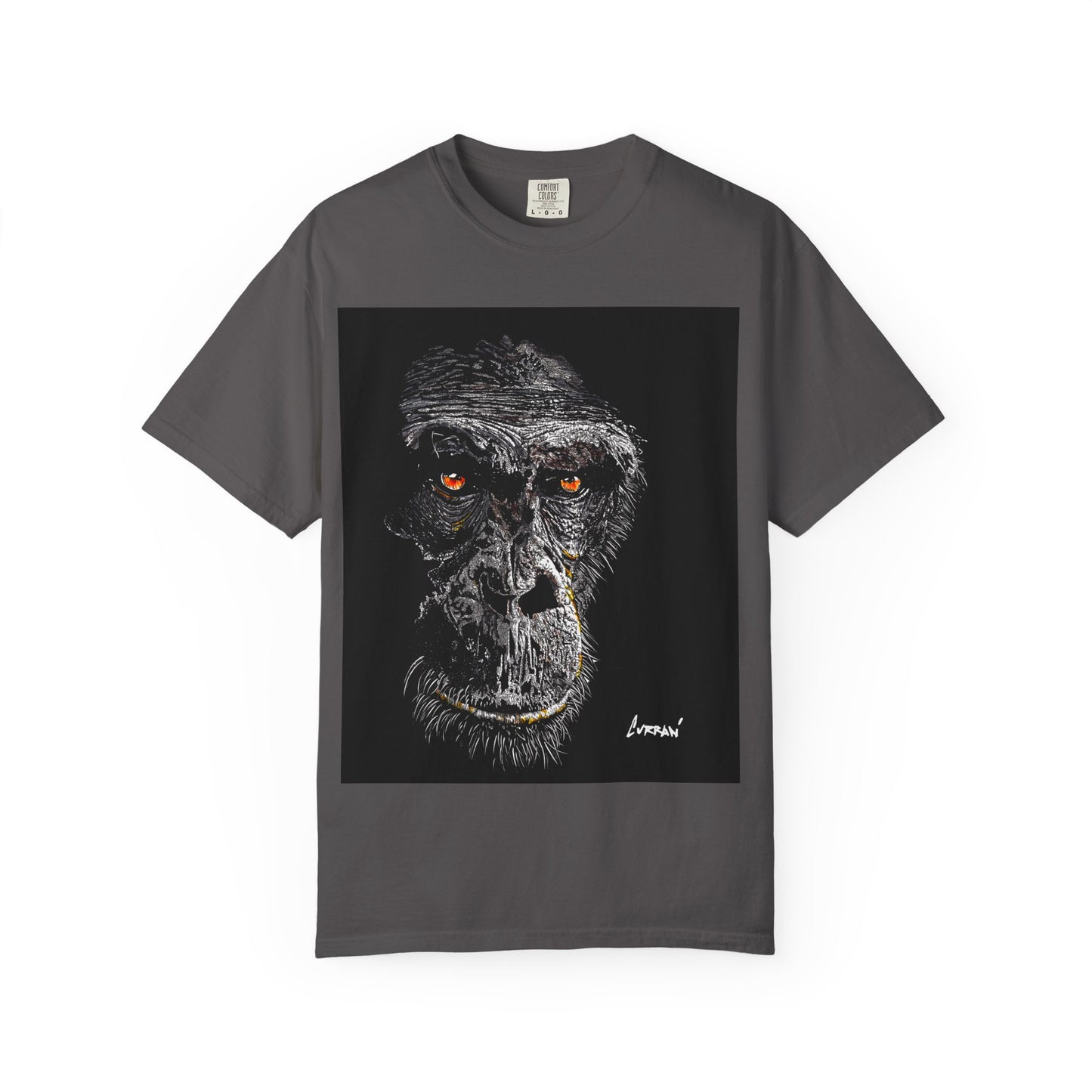 Gorilla Garment-Dyed Art T-Shirt | Unique Unisex Graphic Tee