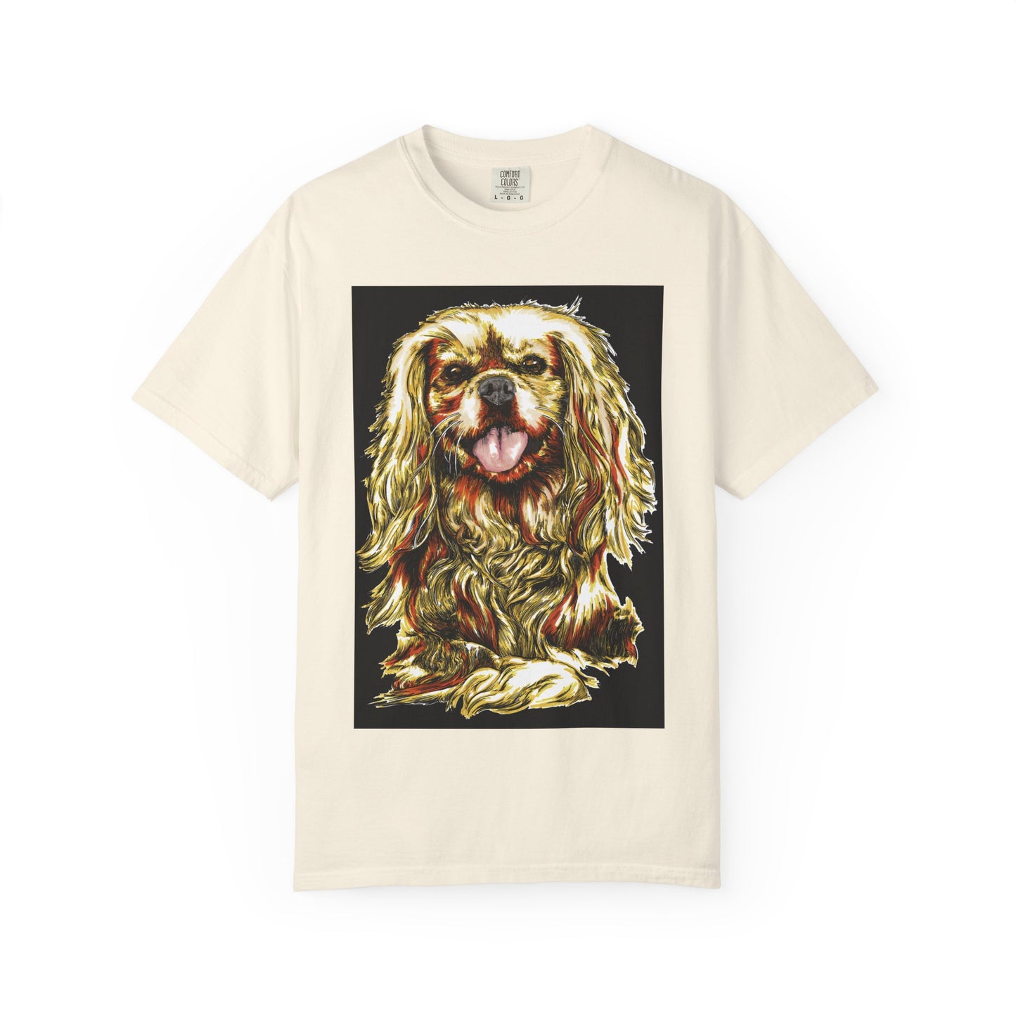 Cocker Spaniel Unisex Tee featuring Hand Drawn Art