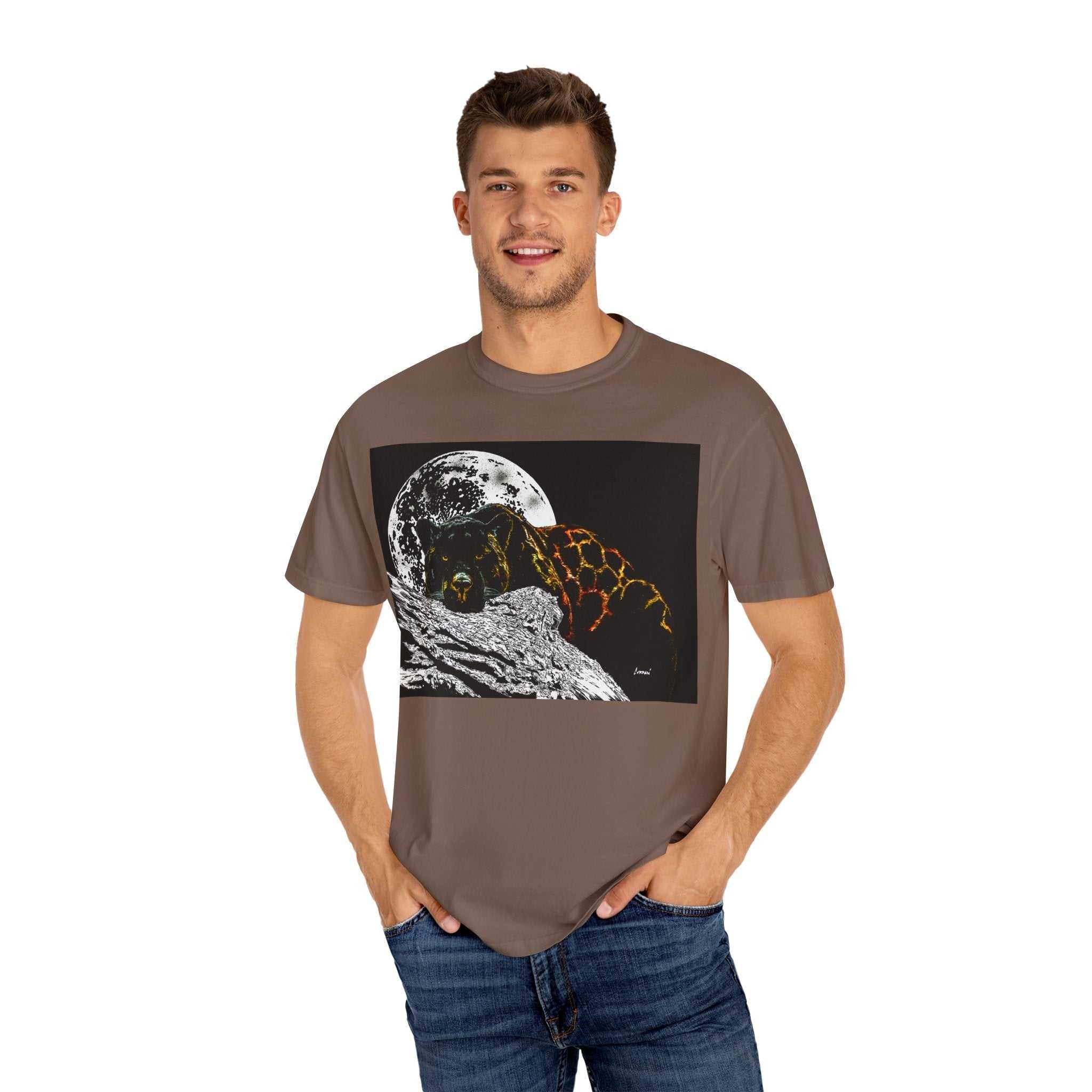 Panther Unisex T-Shirt - Garment-Dyed Animal Tee