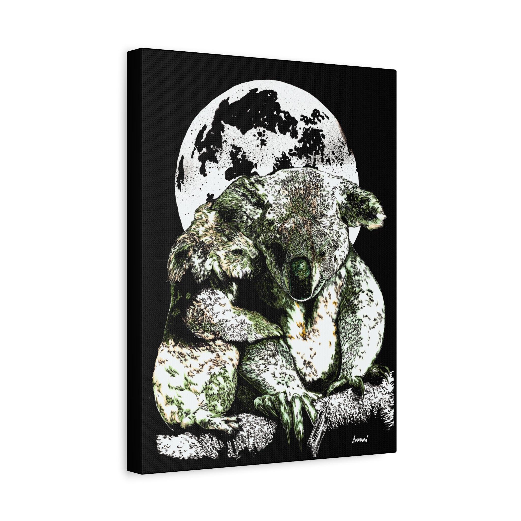 Koala Wall Art, Koala Print, Hand-Drawn Koalas, Wildlife Art