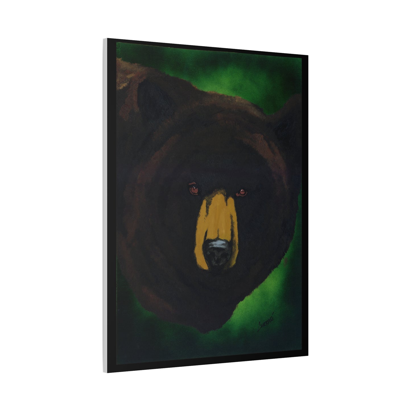 Brown Bear Wall Art, Brown Bear Art Print