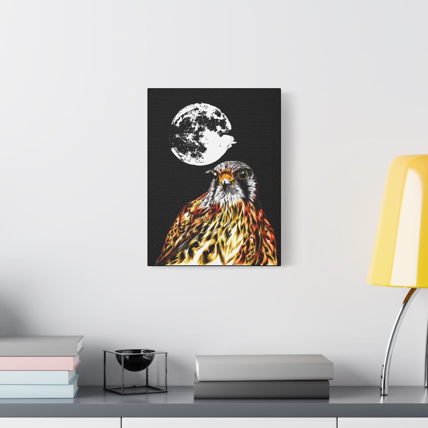 Falcon Wall Art, Falcon Print, Wildlife Art, Bird of Prey