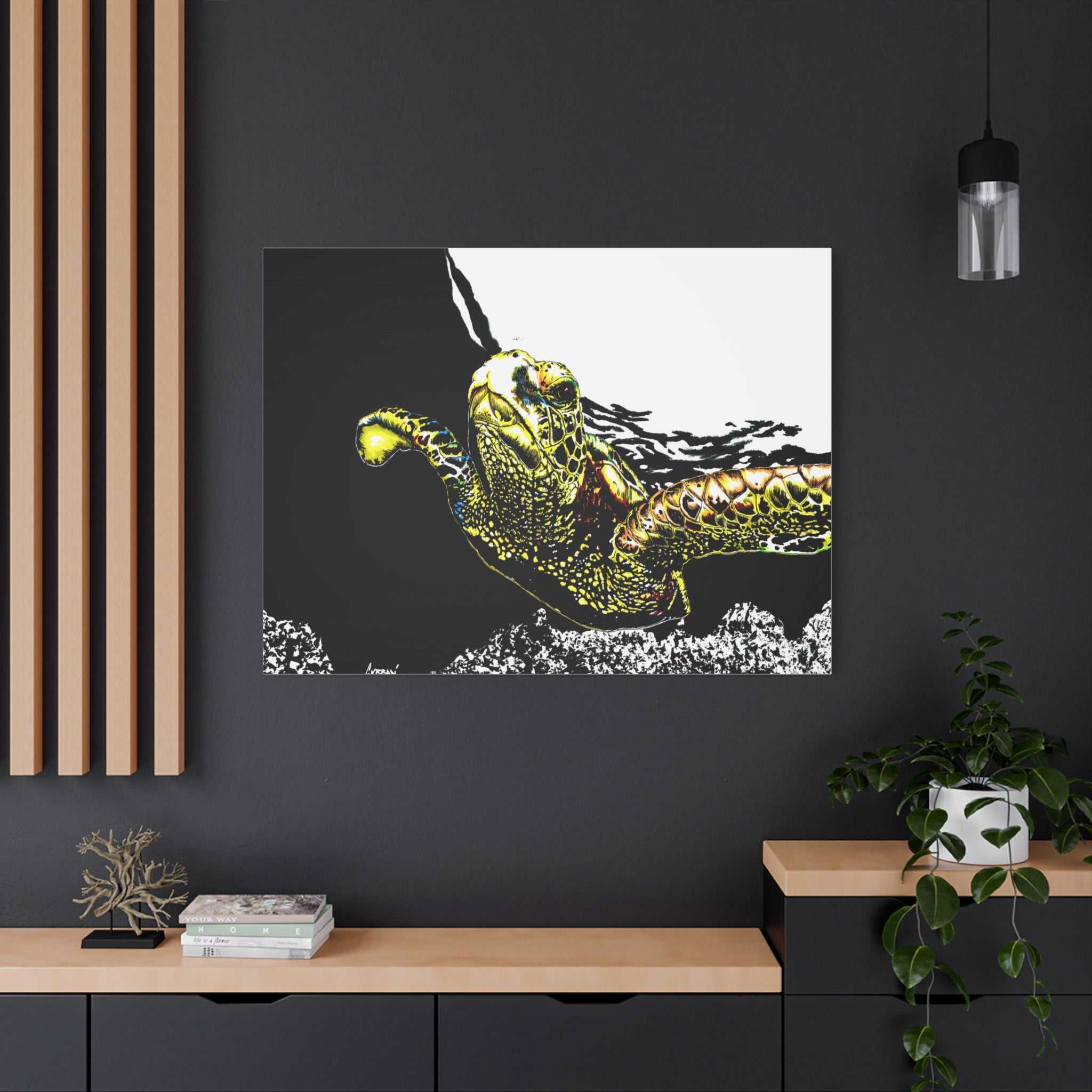 Discover the beauty of Sea Turtle Art Print of my Original hand drawn art - a stunning addition to your home decor! Shop now for a one-of-a-kind piece.