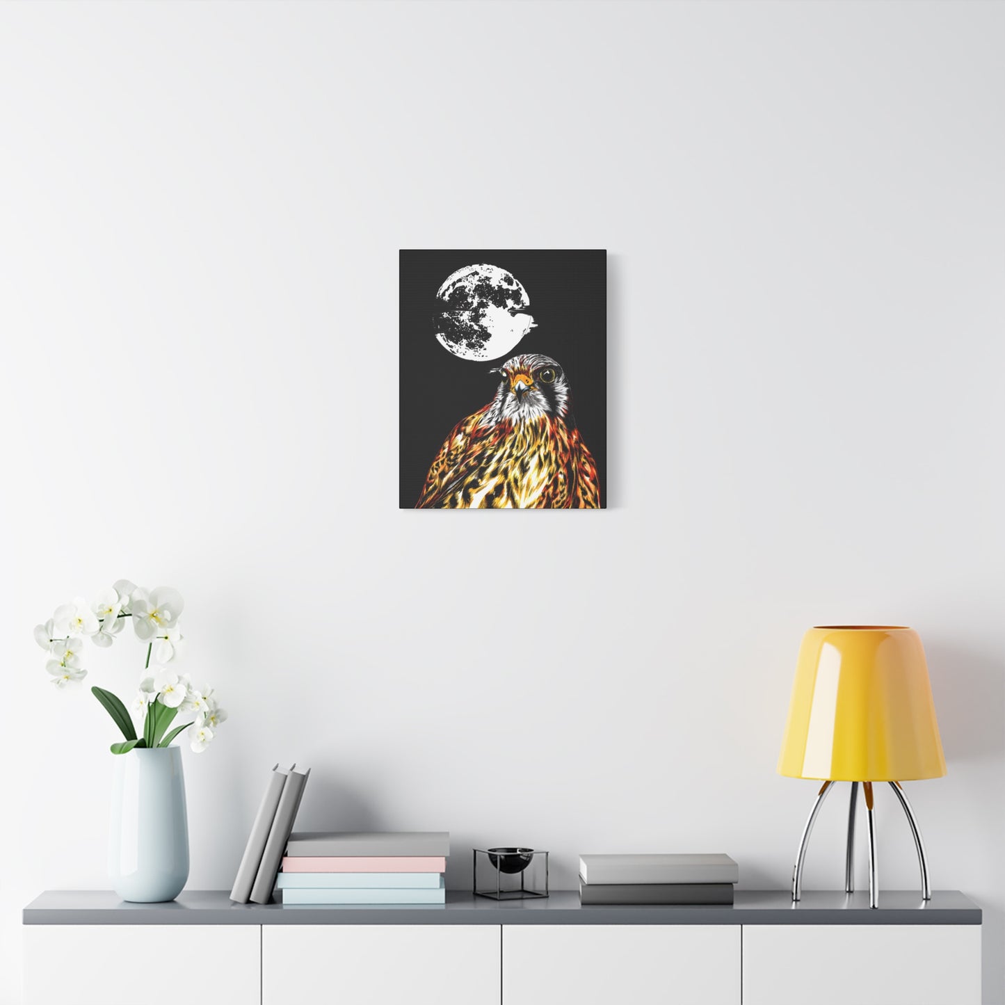 Falcon Wall Art, Falcon Print, Wildlife Art, Bird of Prey