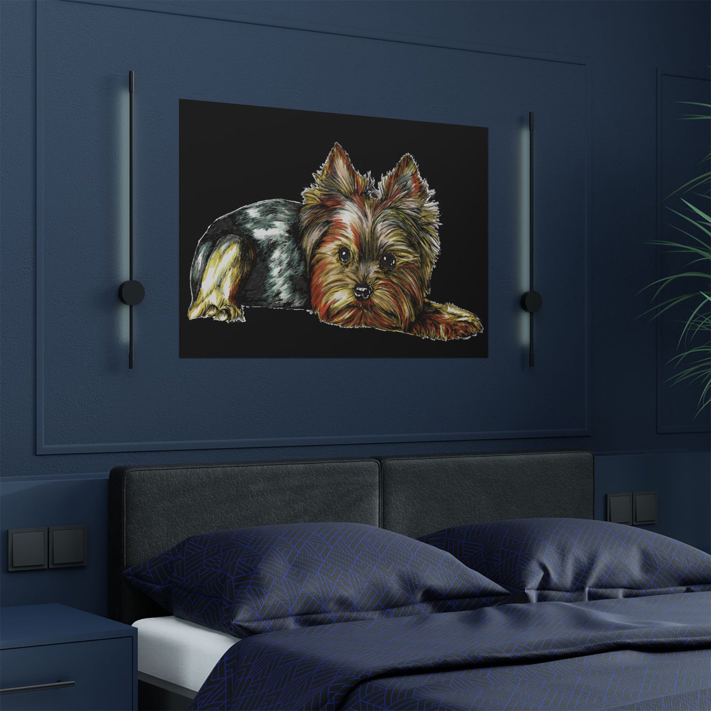 Yorkshire Terrier Satin Poster