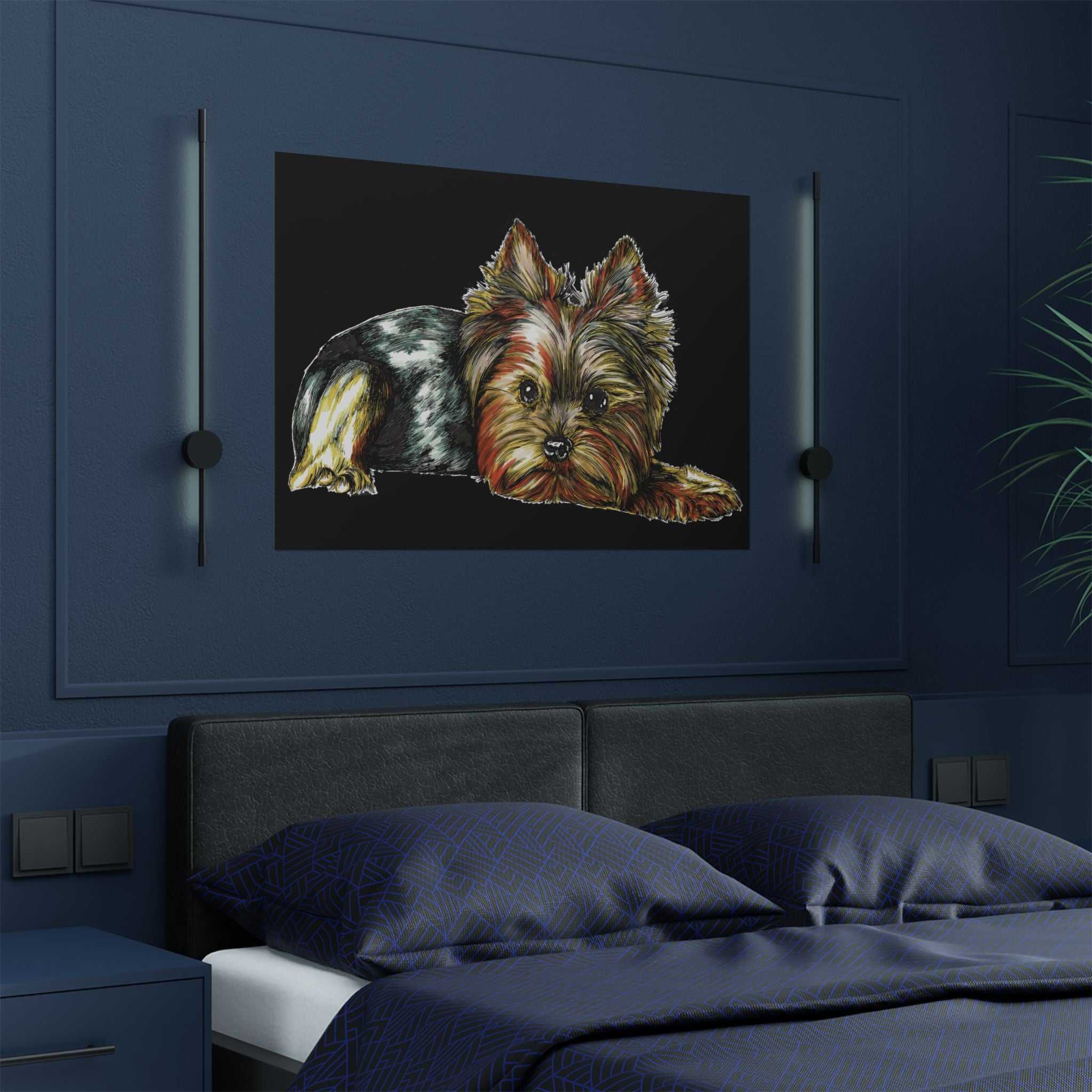 Yorkshire Terrier Satin Poster - Perfect for Dog Lovers