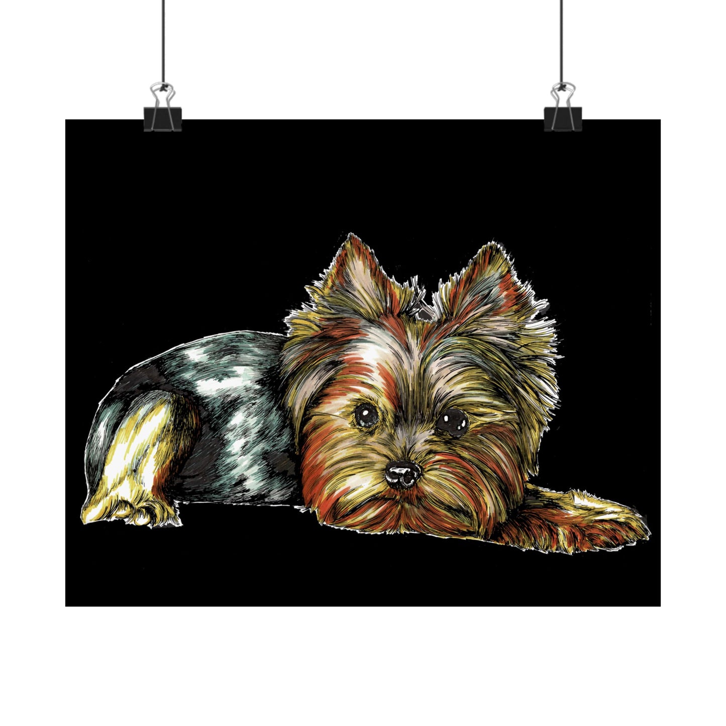 Yorkshire Terrier Satin Poster