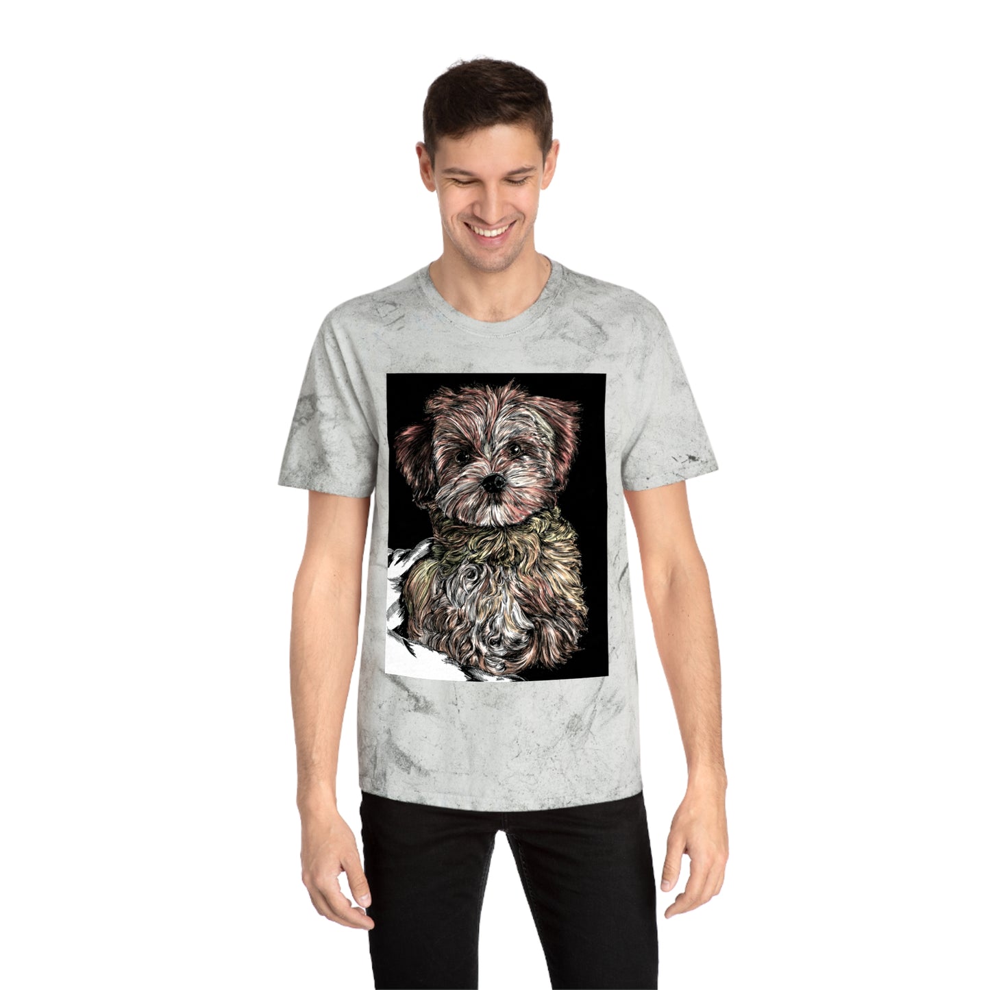 Puppy Colorful Art Unisex T-Shirt - Perfect Gift for Pet Lovers