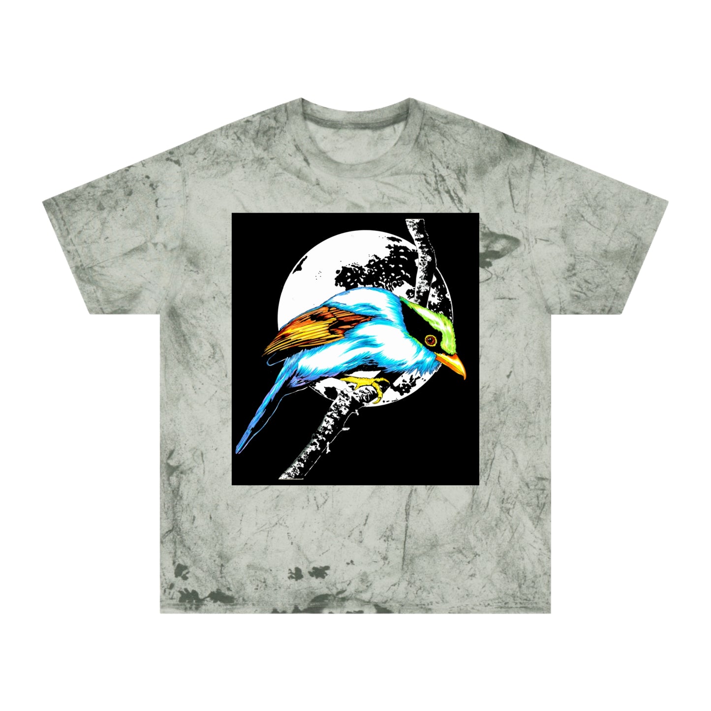 T Shirt with Vibrant Bird Design Perfect for Nature Lovers
