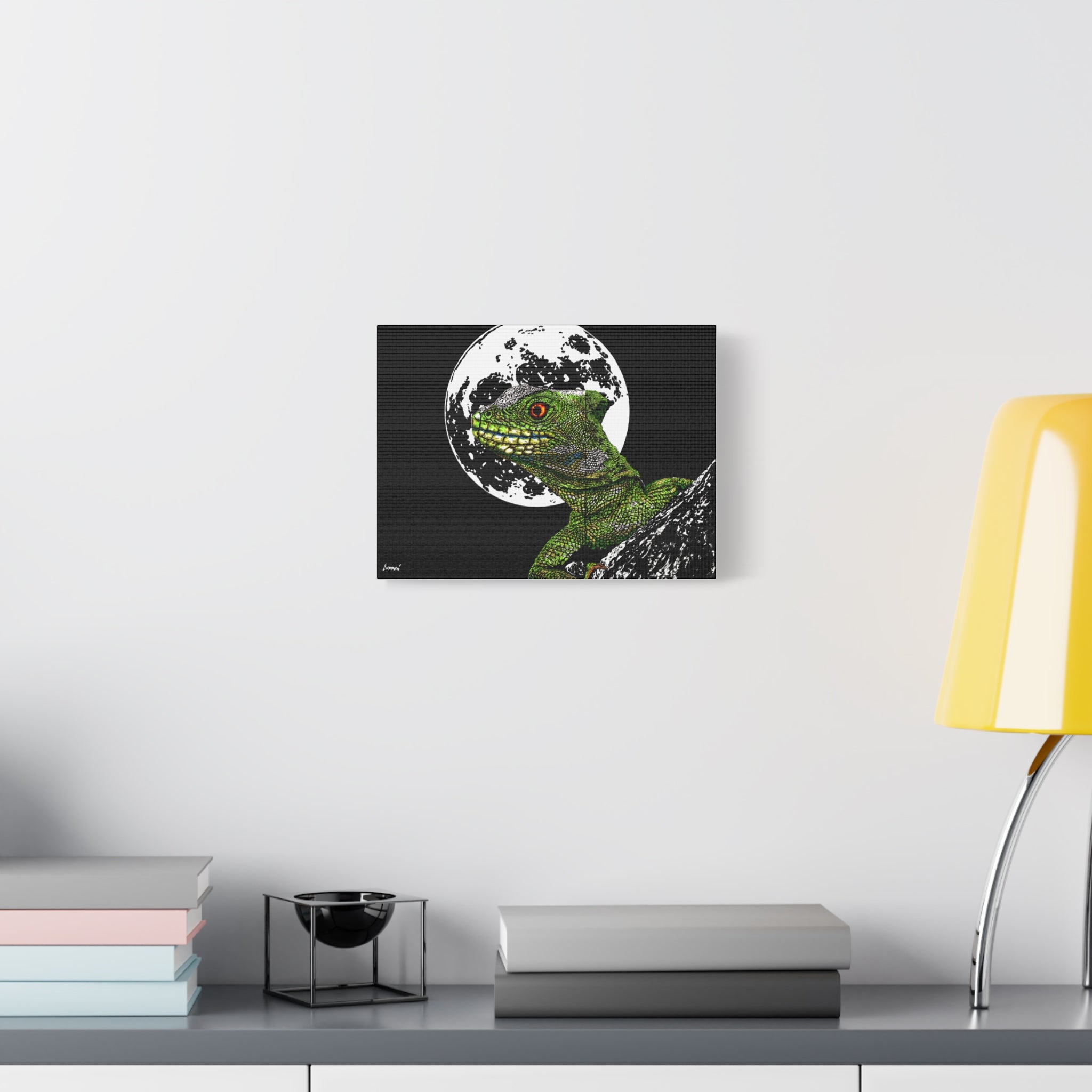 Lizard Canvas Art – Original Hand-Drawn Realistic
