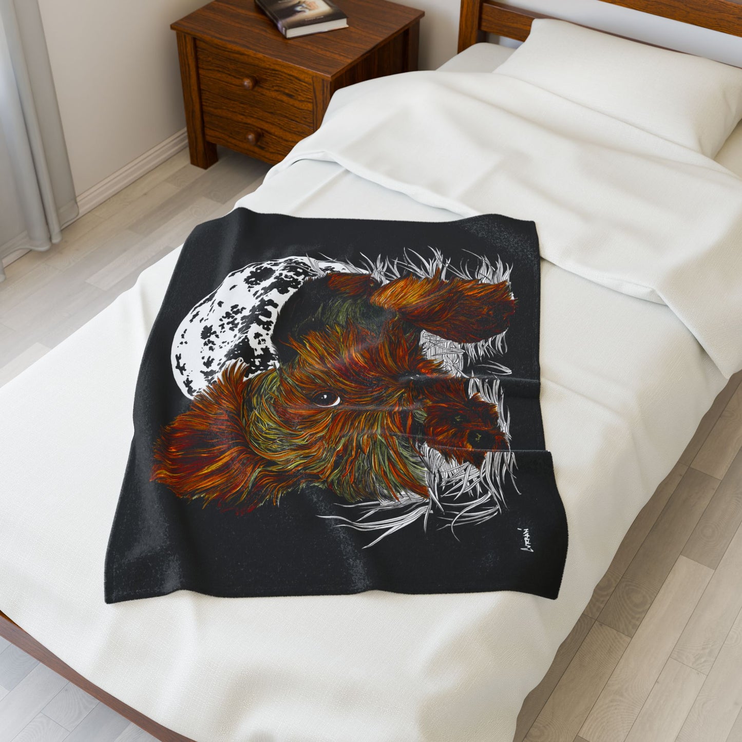 Yorkie Terrier Plush Blanket Perfect for Pet Lovers