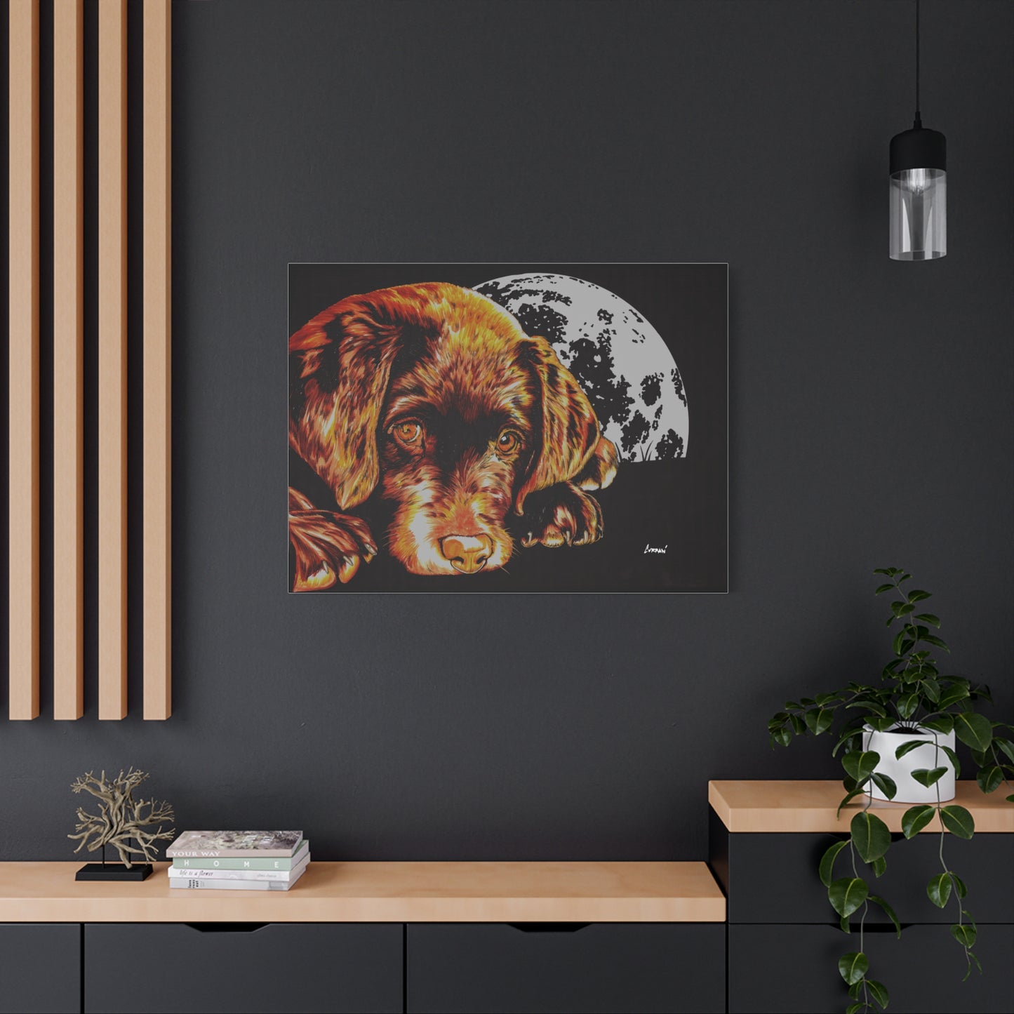 Chocolate Lab Puppy Wall Art Print of the Original