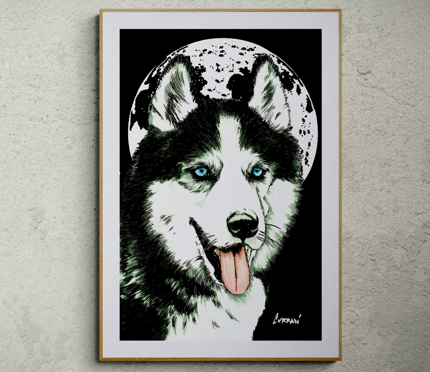 Siberian Husky Wall Art Poster