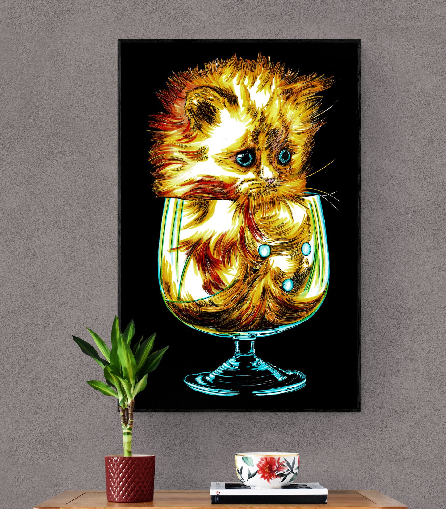 Kitten Wall Art Poster