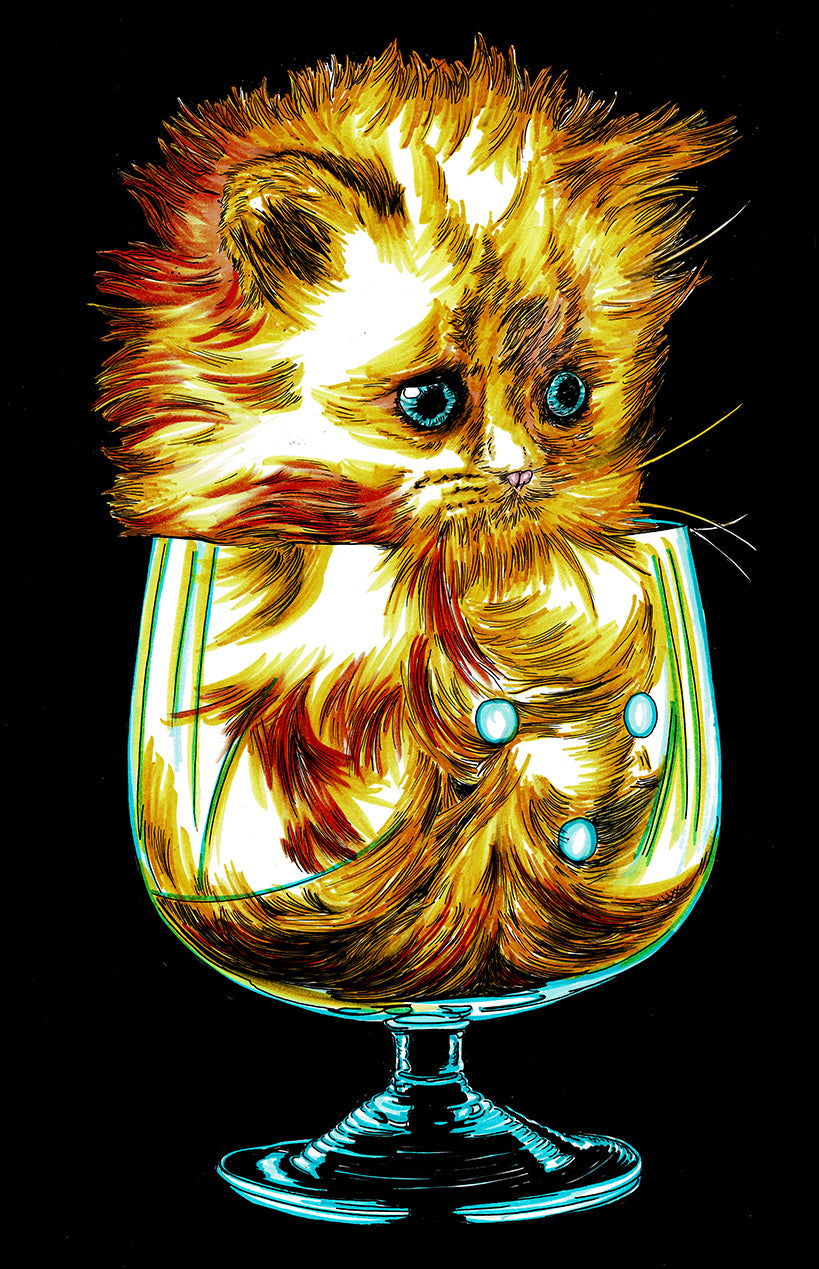 Kitten Wall Art Poster
