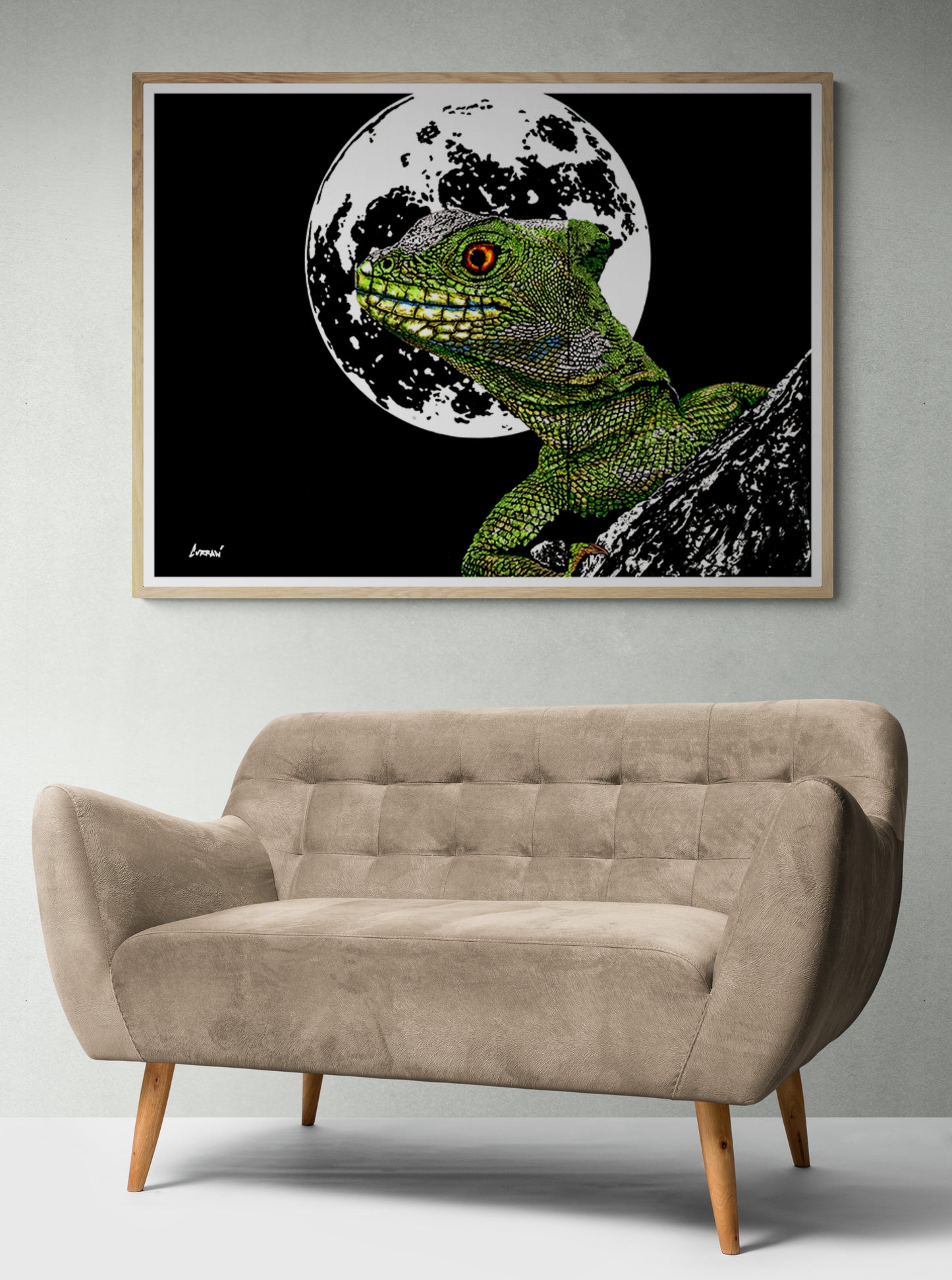 Lizard Wall Art Poster