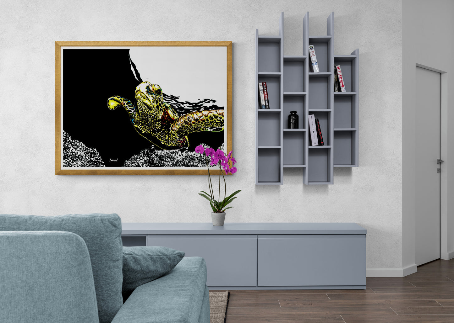 Sea Turtle Wall Art Poster
