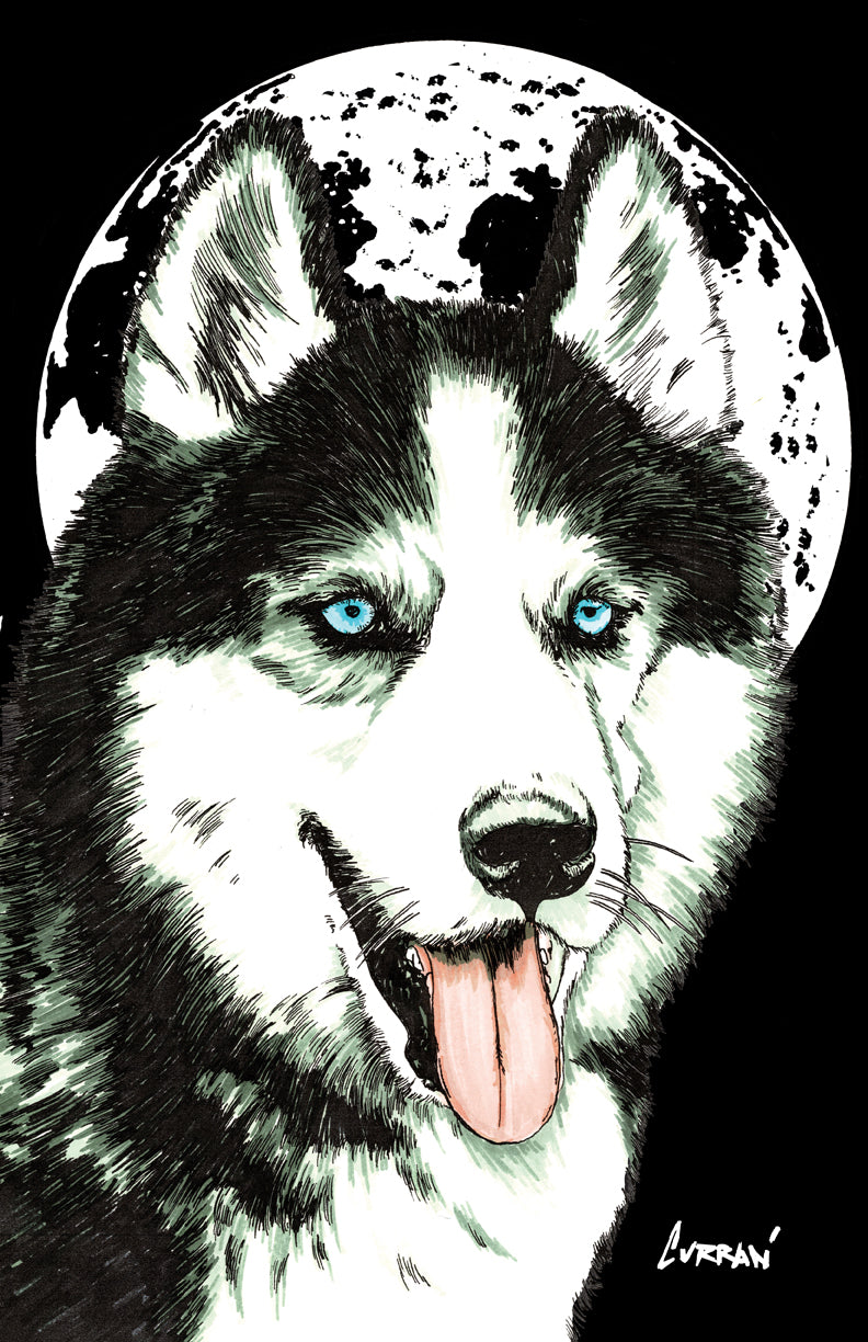 Siberian Husky Wall Art Poster