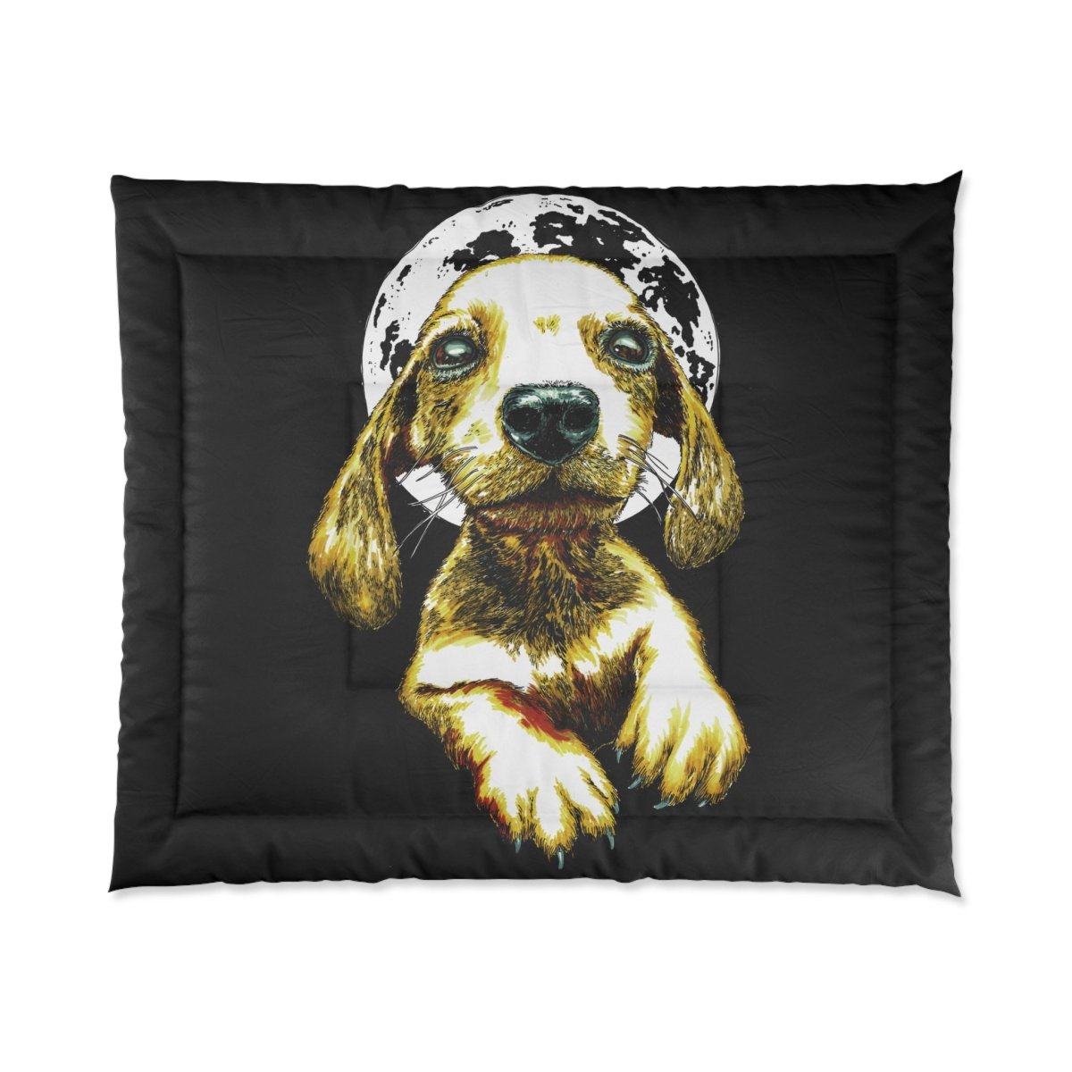 Artistic Dog Comforter - Cozy Pet - Inspired Bedding - Curran Artworks