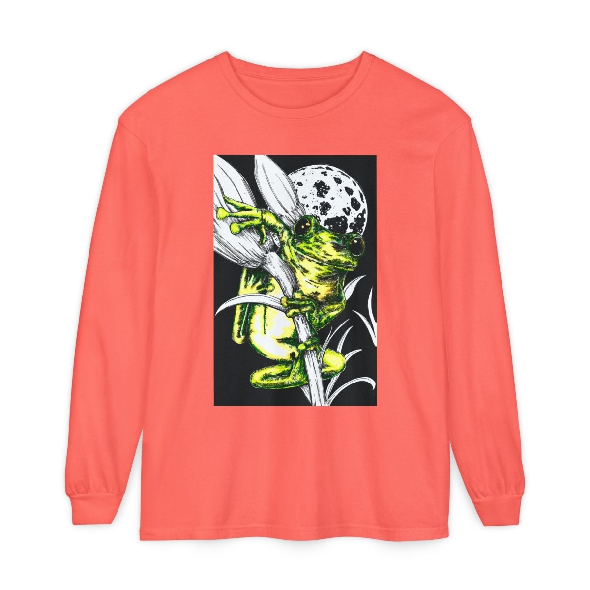 Artistic Frog Eco - Friendly Graphic Long Sleeve T-Shirt - Curran Artworks