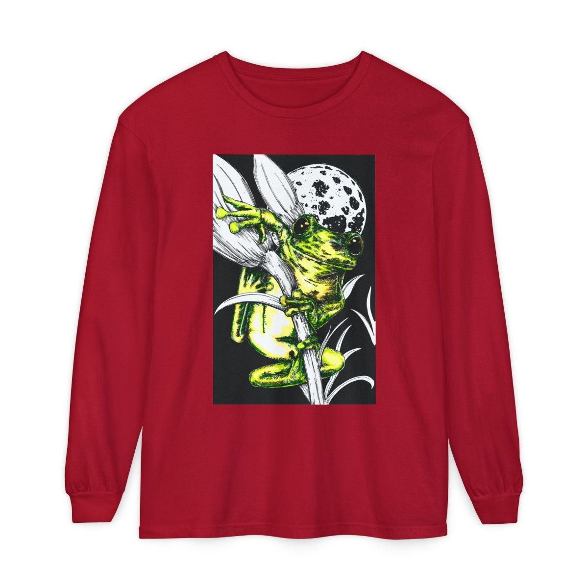 Artistic Frog Eco - Friendly Graphic Long Sleeve T-Shirt - Curran Artworks