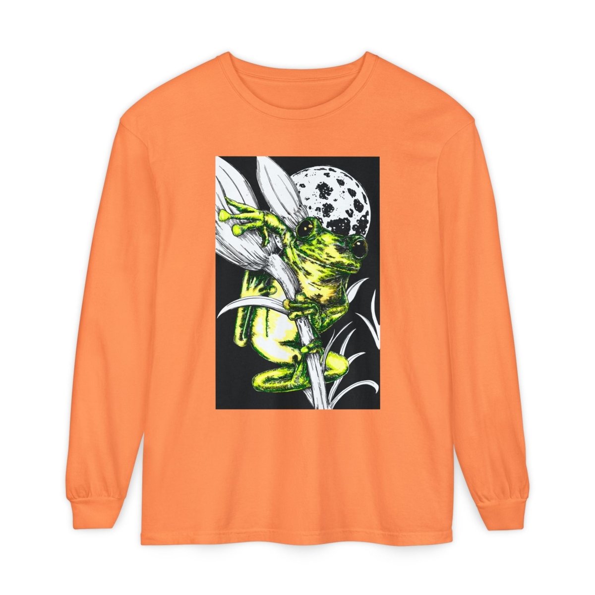 Artistic Frog Eco - Friendly Graphic Long Sleeve T-Shirt - Curran Artworks