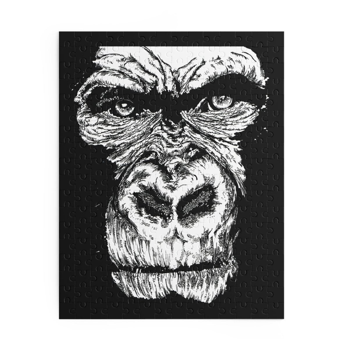 Artistic Gorilla Puzzles - 120, 252, 500 Piece Variants - Curran Artworks