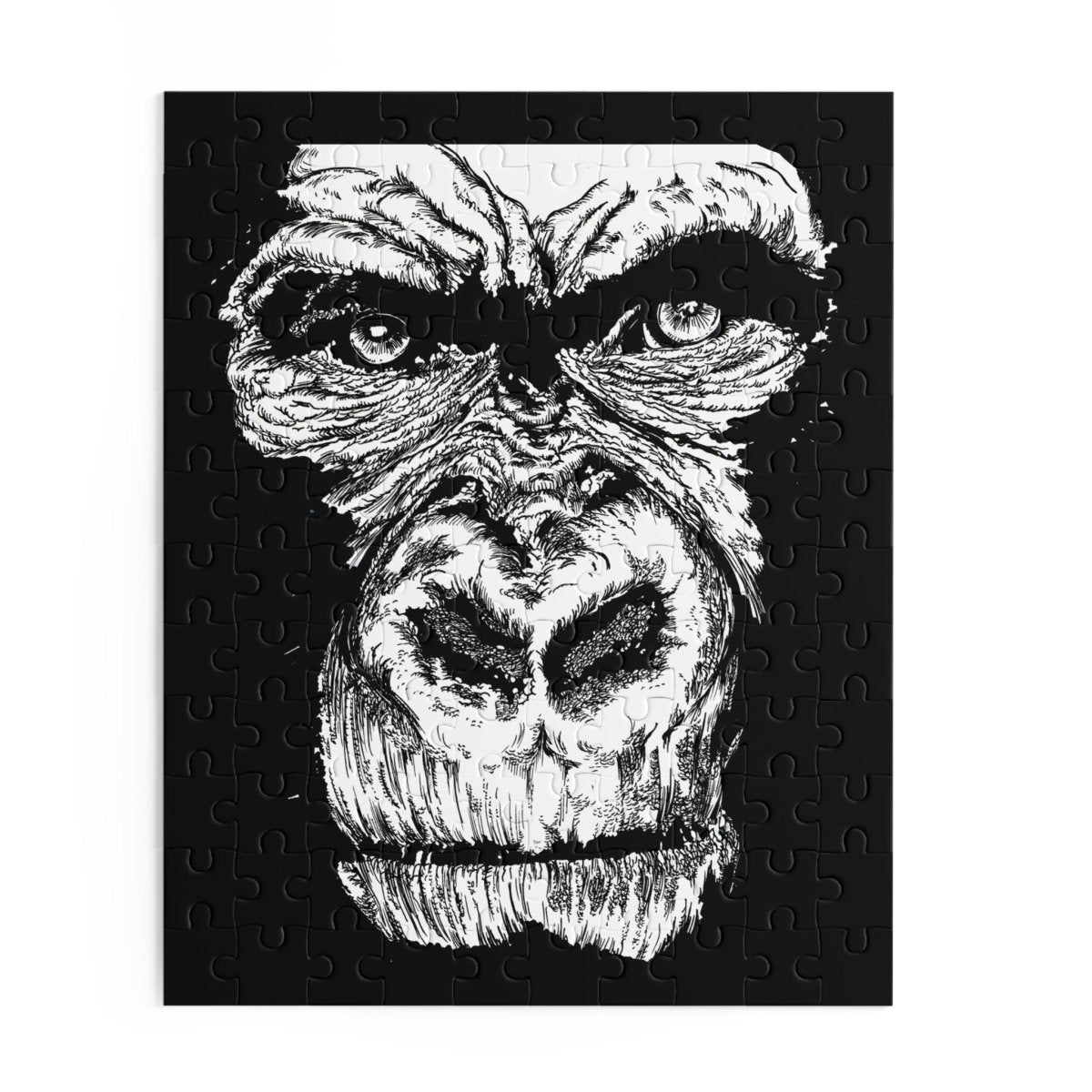 Artistic Gorilla Puzzles - 120, 252, 500 Piece Variants - Curran Artworks