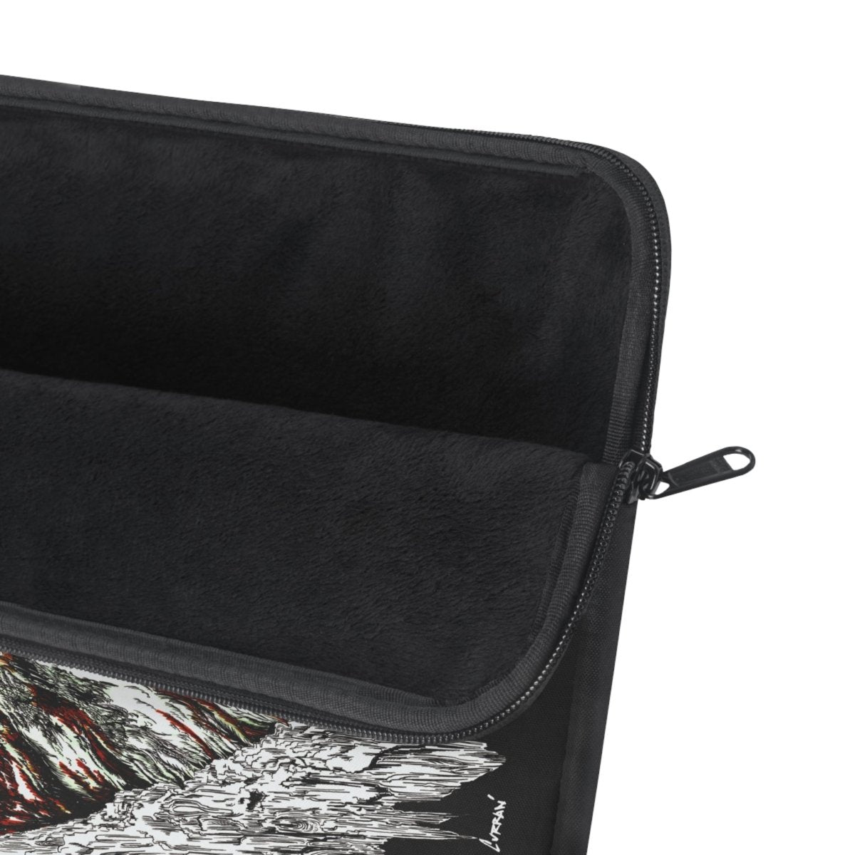 Artistic Owl Laptop Sleeve with Abstract Design - Perfect Gift - Curran Artworks