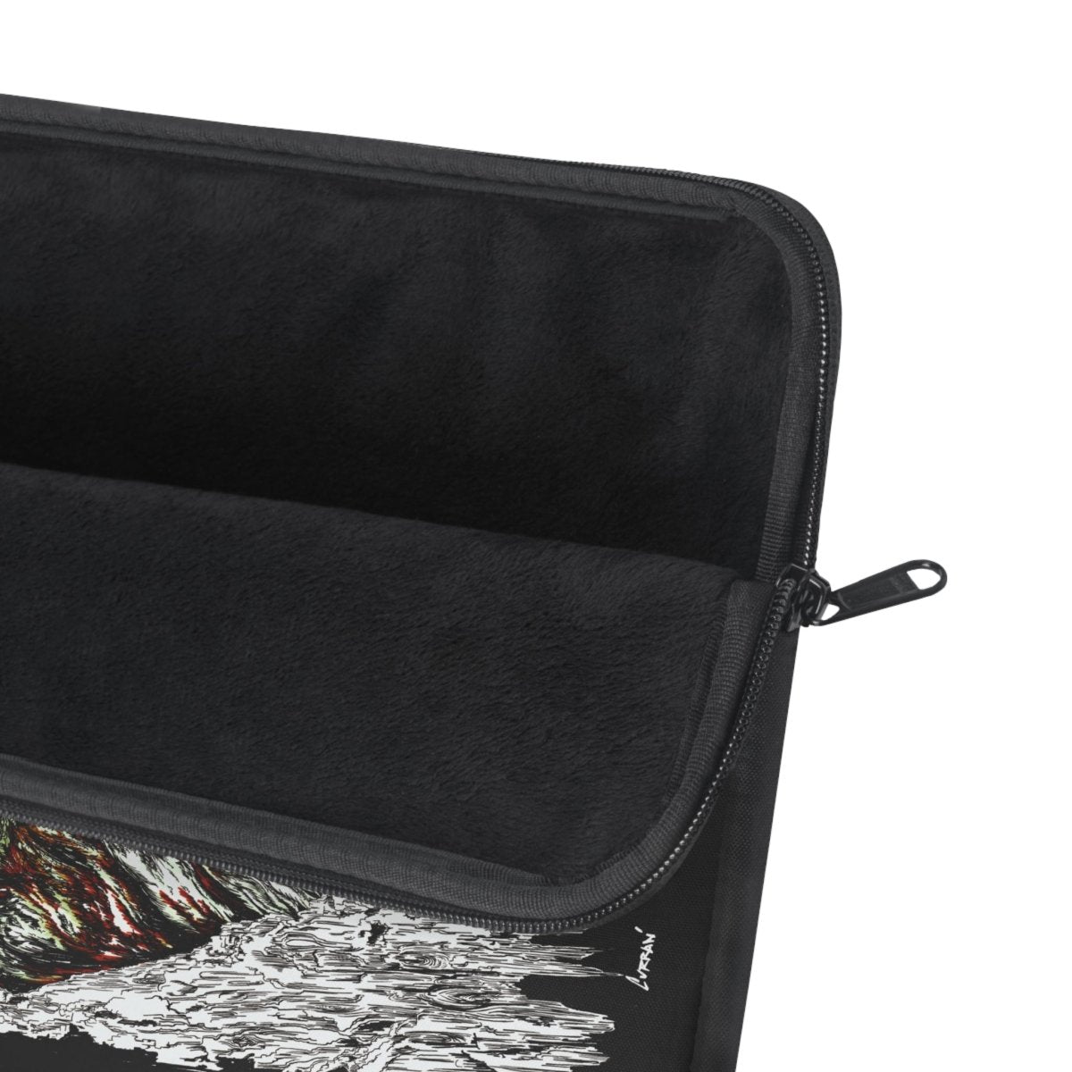 Artistic Owl Laptop Sleeve with Abstract Design - Perfect Gift - Curran Artworks