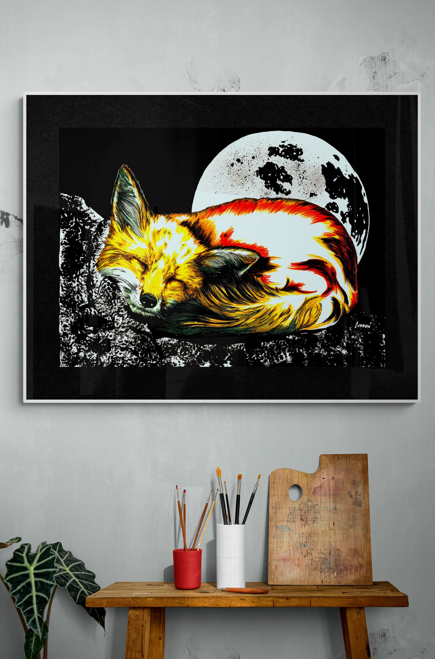 Red Fox Wall Art Poster