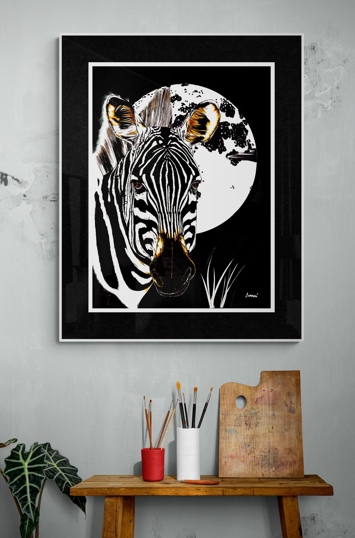 Zebra Wall Art Poster