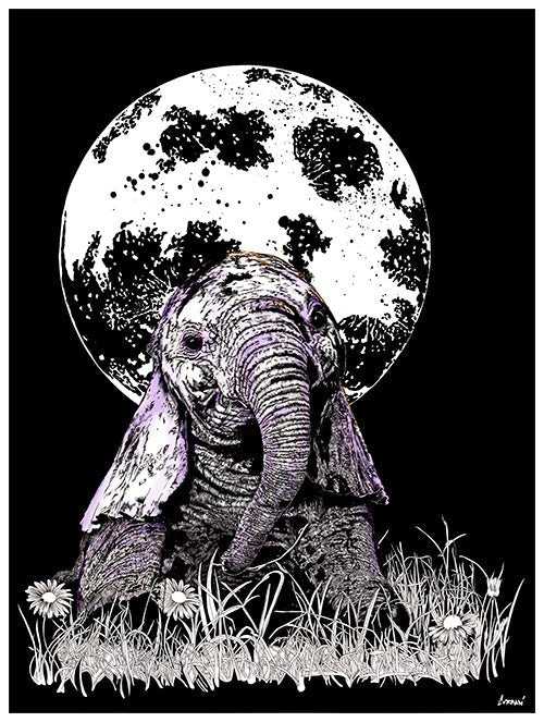 Baby Elephant Digital Download by Curran Artworks