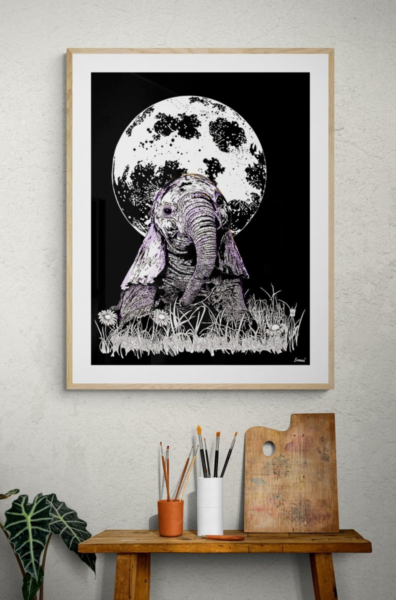 Baby Elephant Digital Download - Curran Artworks