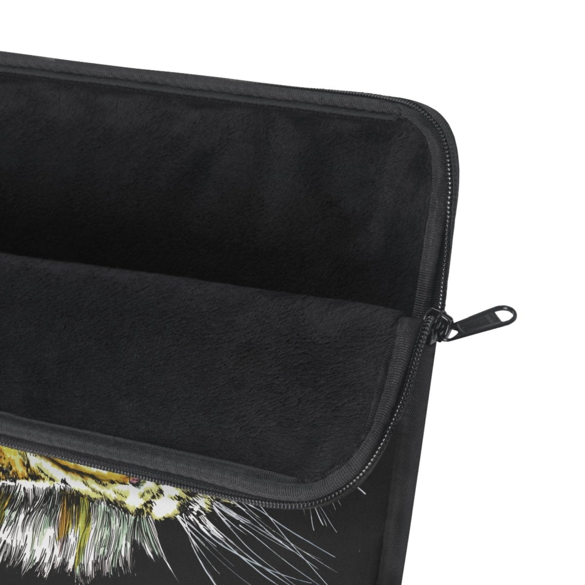 Bold Tiger Print Laptop Sleeve – Stylish Protection for Tech Lovers - Curran Artworks