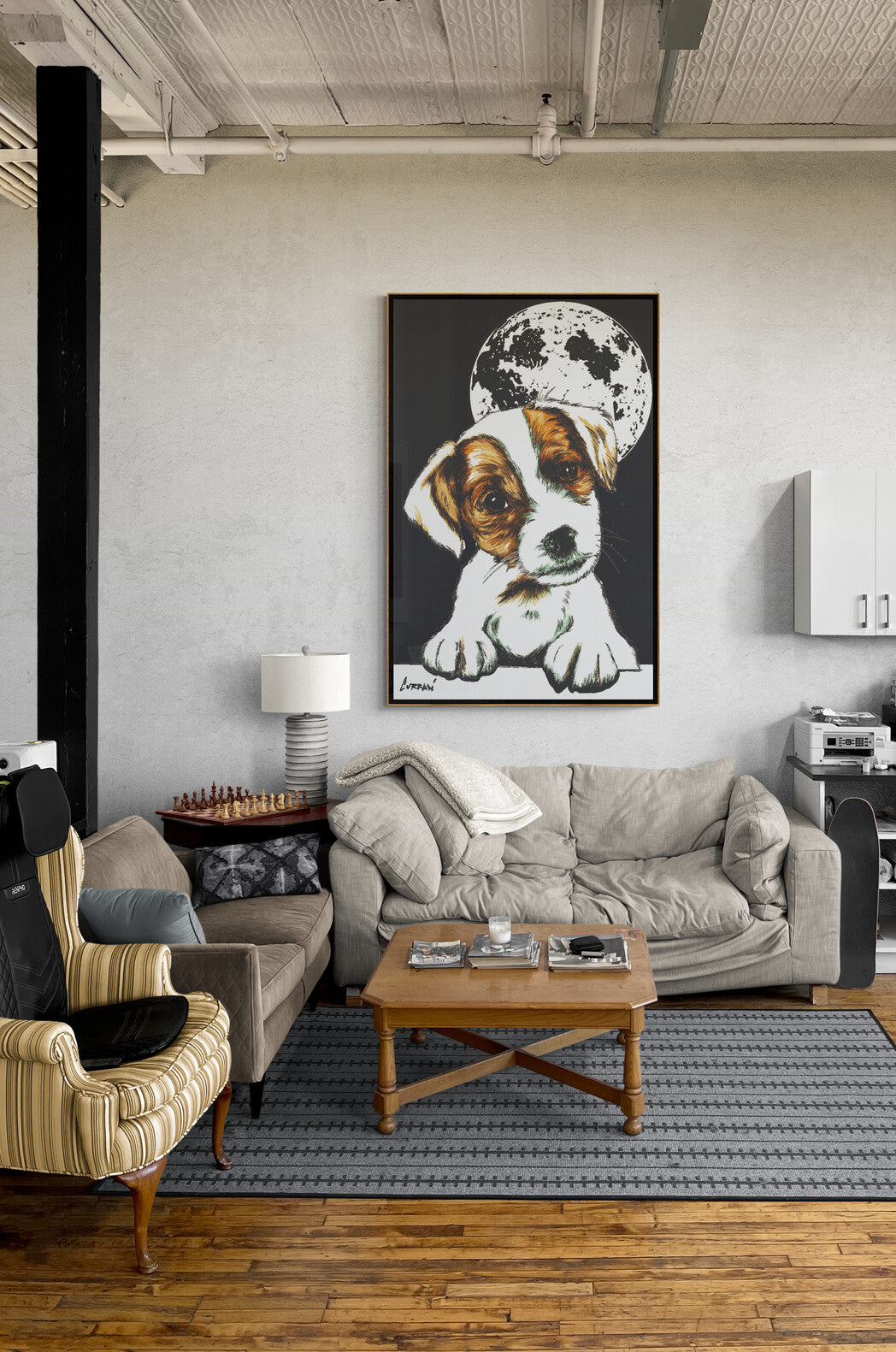 Original Hand-Drawn Beagle Wall Art