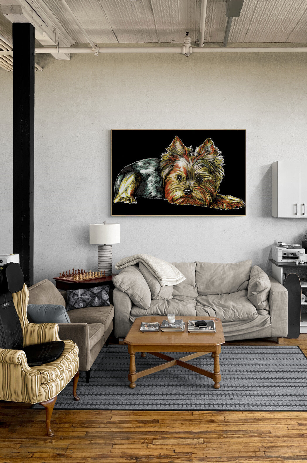 Yorkie Terrier 2 Wall Art Poster