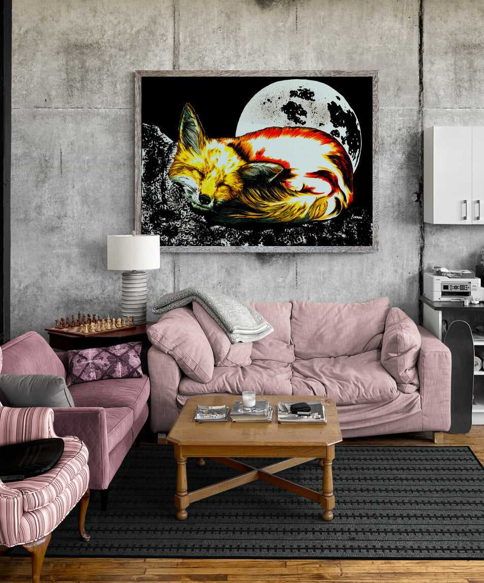 Discover the beauty of the Silent Watcher – Original Hand-Drawn Red Fox by Artist Kris Curran at Curran Artworks. Own a unique piece of art today!
