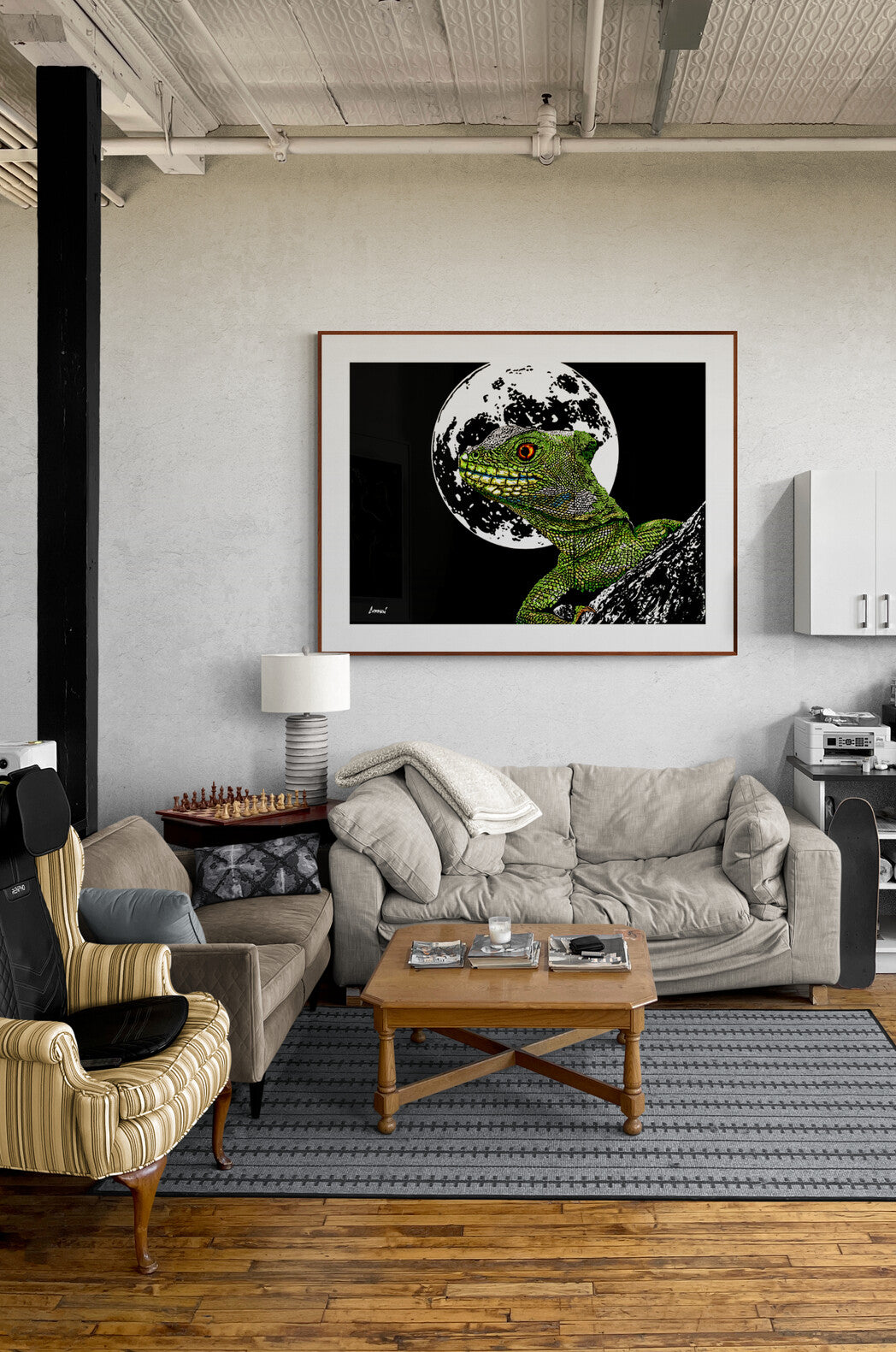 Lizard Wall Art Poster