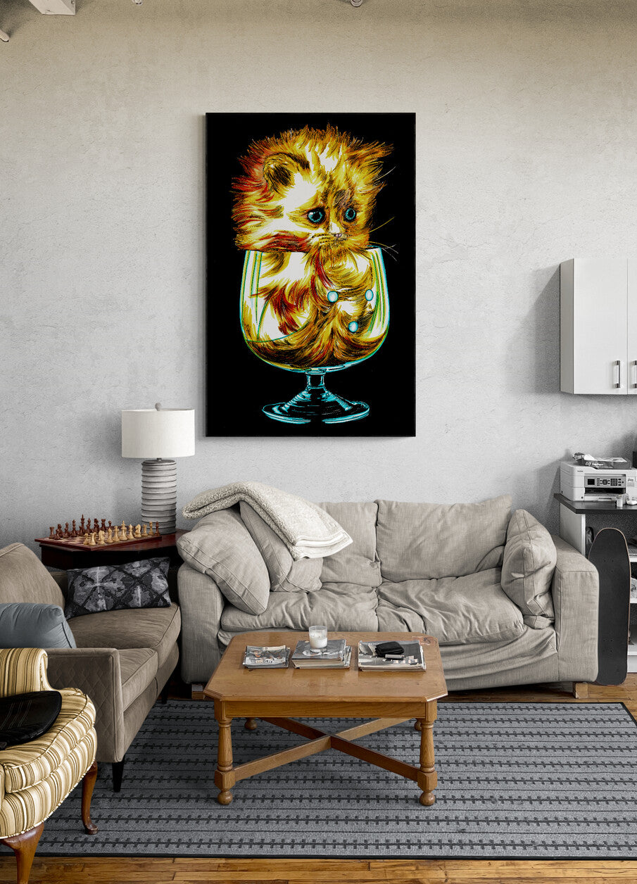 Kitten Wall Art Poster