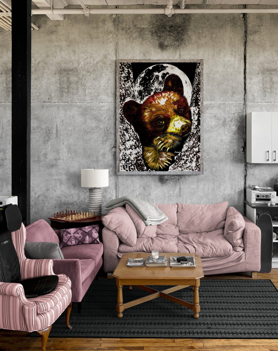 Brown Bear Cub Digital Download - Curran Artworks