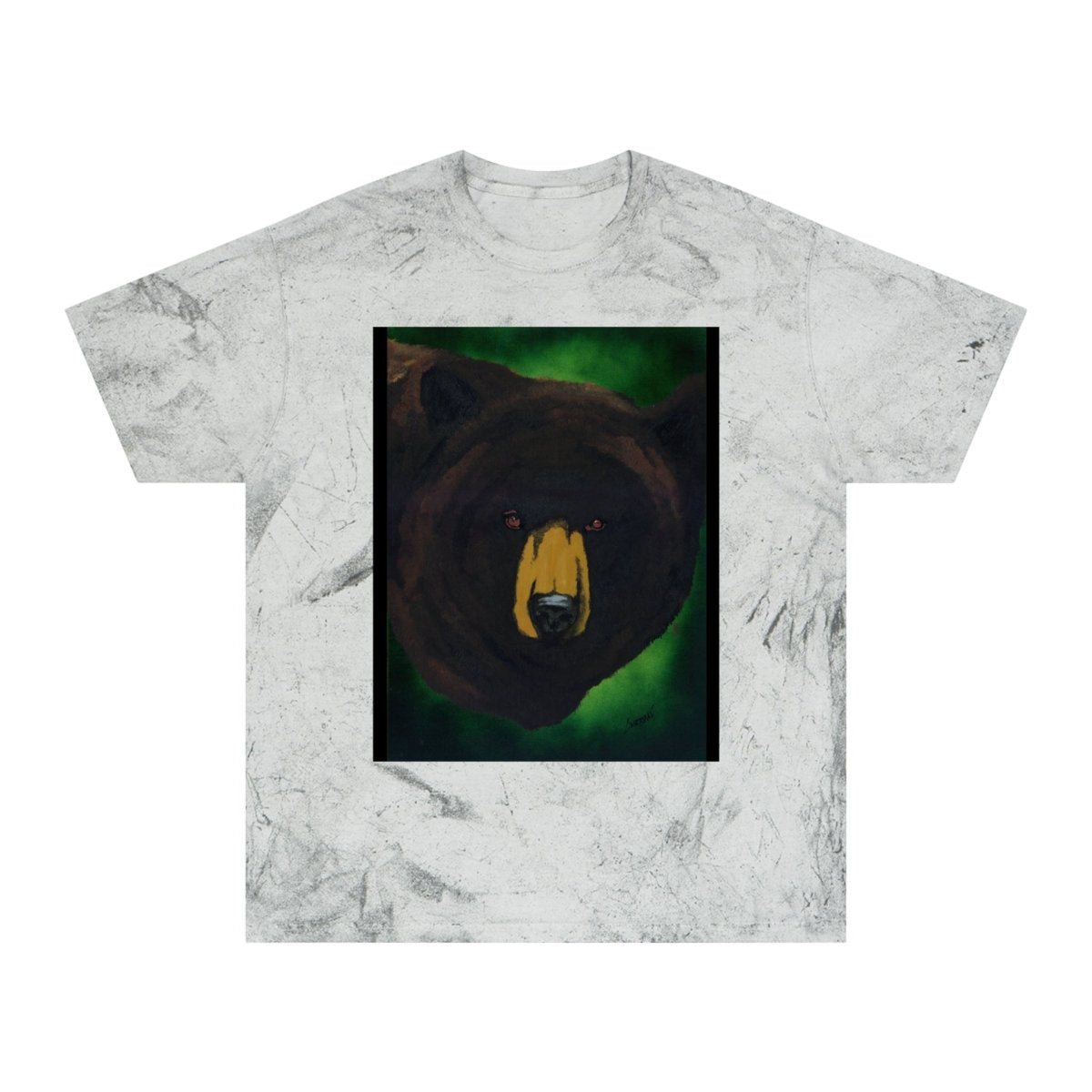 Brown Bear Unisex Color Blast T-Shirt – Nature - Inspired Art for Wildlife Lovers - Curran Artworks